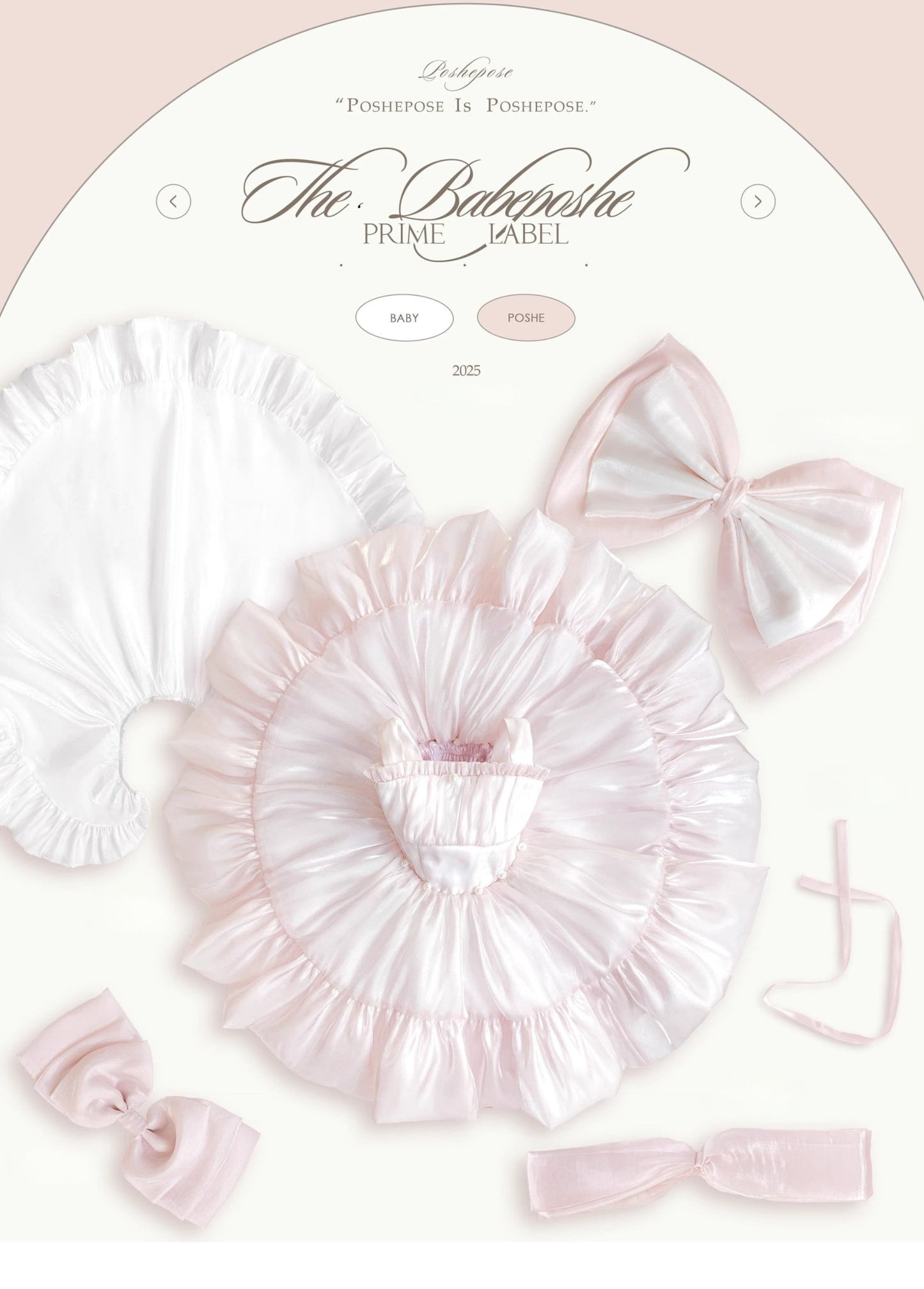 Poshebabe Princess of the Heart Dress Pink - PoshePose Global