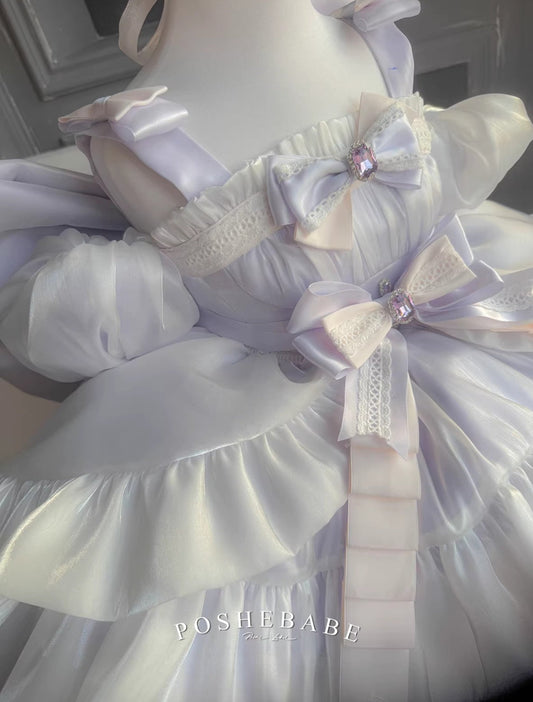 Poshebabe Royal Purple Dress Set - PoshePose Global