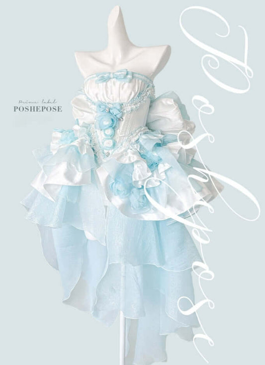 Beauty Like a Fleeting Life Tiffany Blue Dress - PoshePose Global