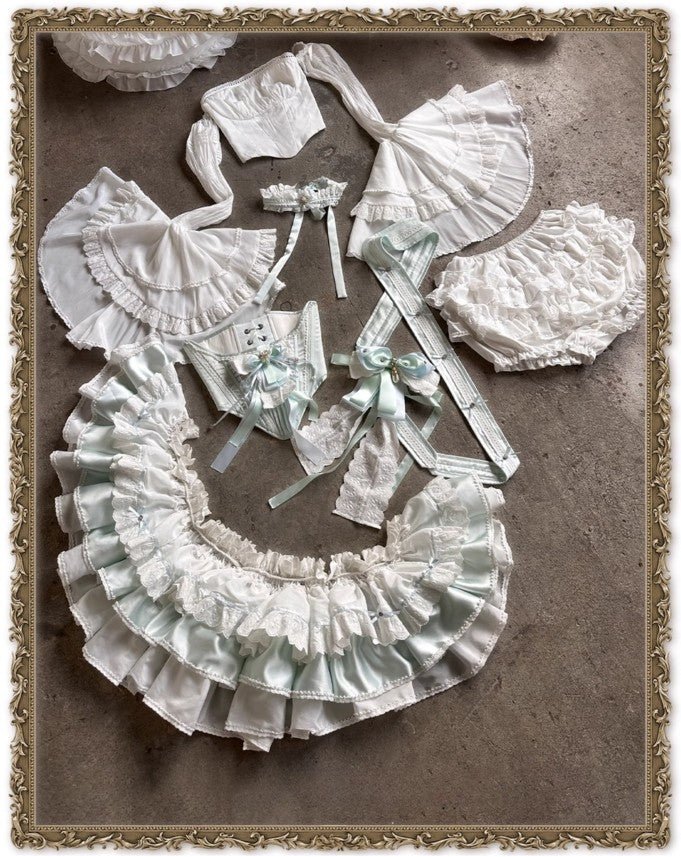 Mint Cloud Dress - PoshePose Global