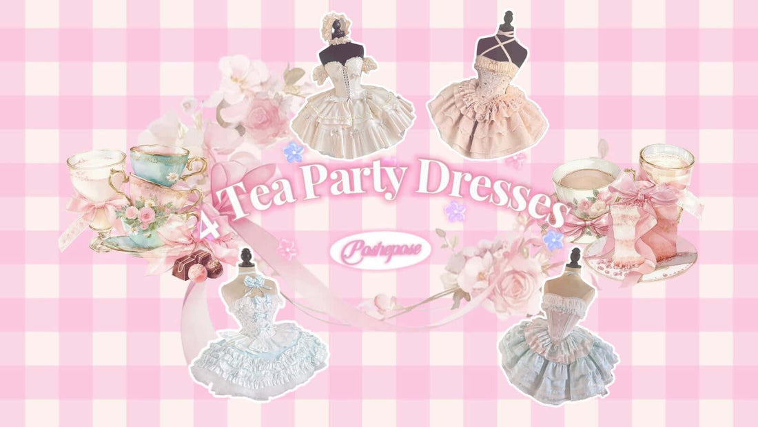 🍰4 Dreamy Dresses for Tea Parties and Magical Days - PoshePose Global