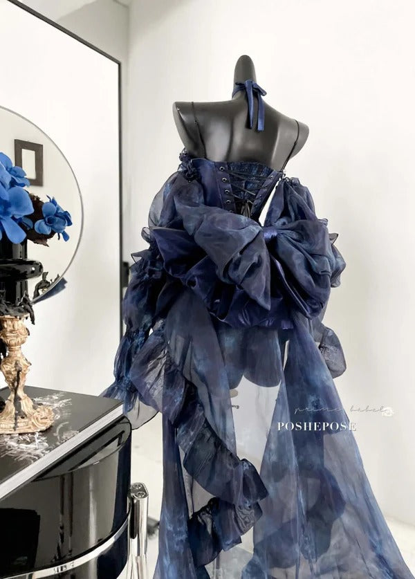 Poshepose Haute Couture: Limited Edition Deep Sea Dress & Exclusive Fashion Couture Styles