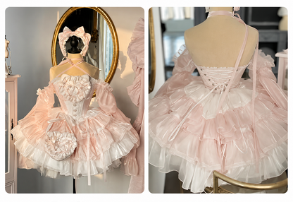 Rosé Cat Princess Dress