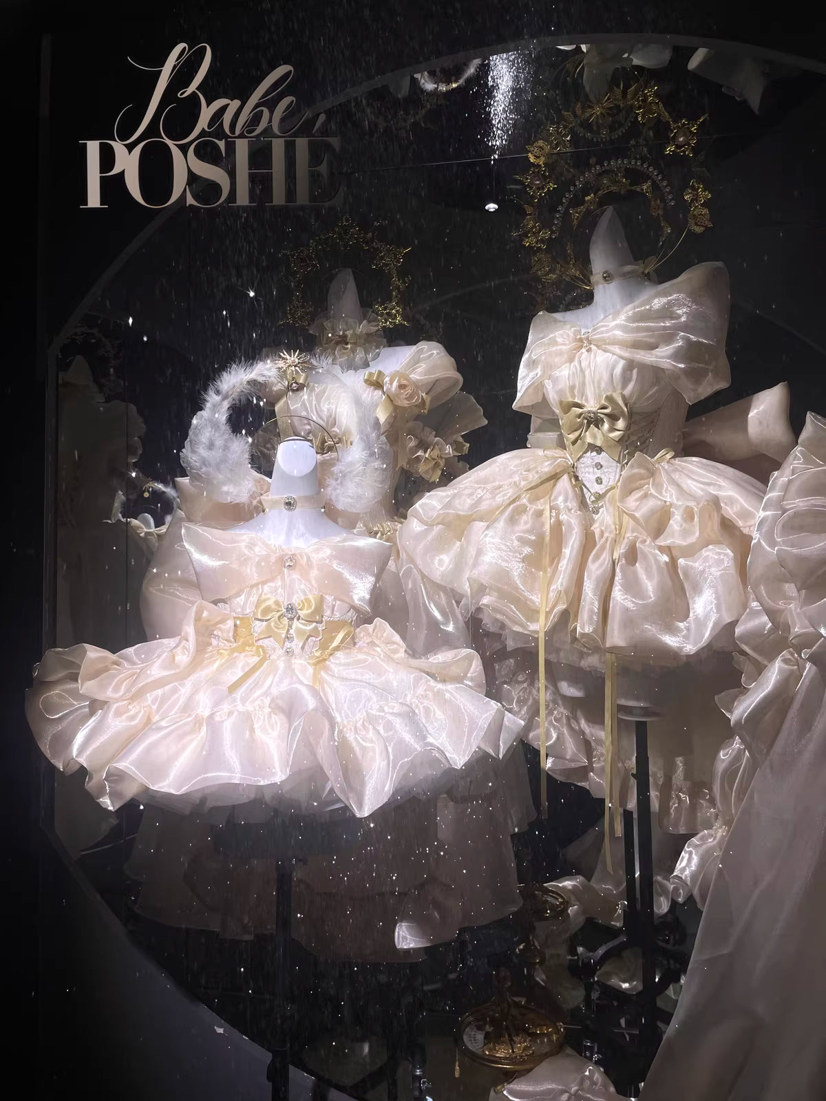 PosheBabe Proxima Gold Coronation Princess Dress