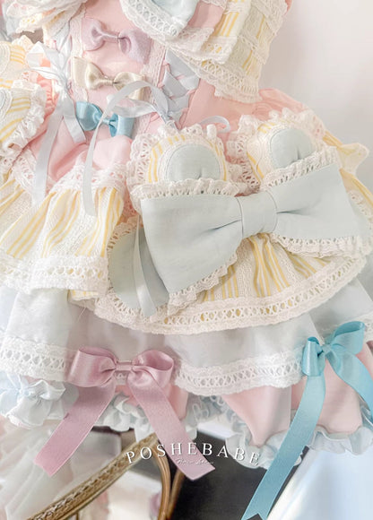 Poshebabe Garden Party Girl Dress Set - PoshePose Global