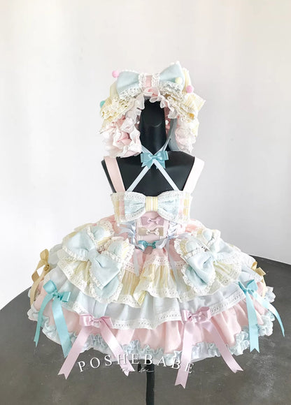 Poshebabe Garden Party Girl Dress Set - PoshePose Global
