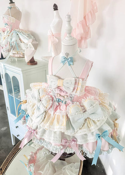 Poshebabe Garden Party Girl Dress Set - PoshePose Global