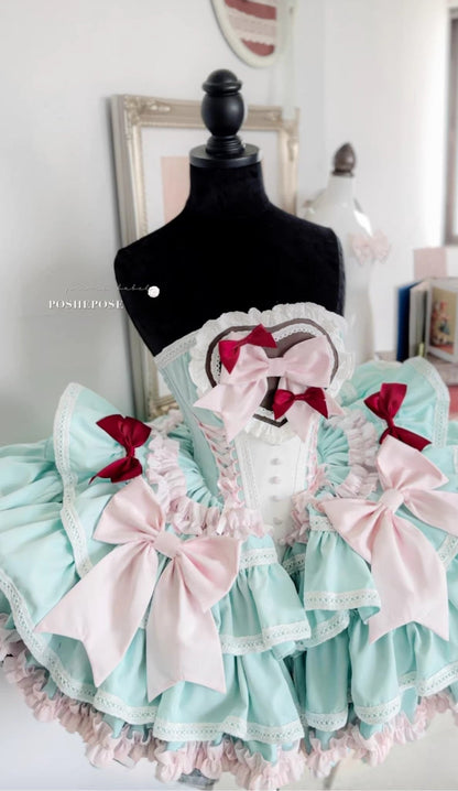 Mint Lullacat Dress - PoshePose Global