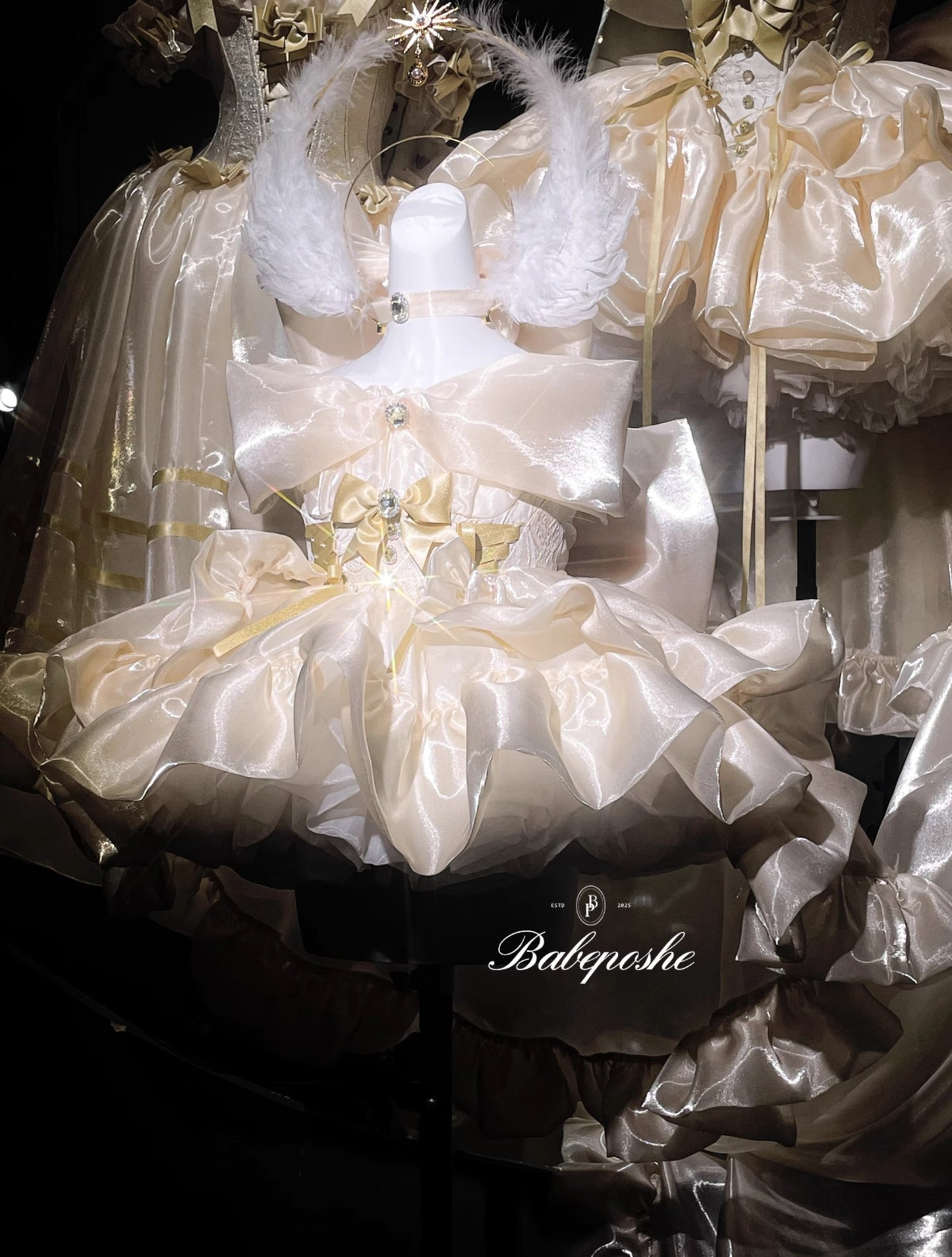 PosheBabe Proxima Gold Coronation Princess Dress