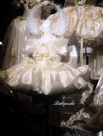 PosheBabe Proxima Gold Coronation Princess Dress - PoshePose Global