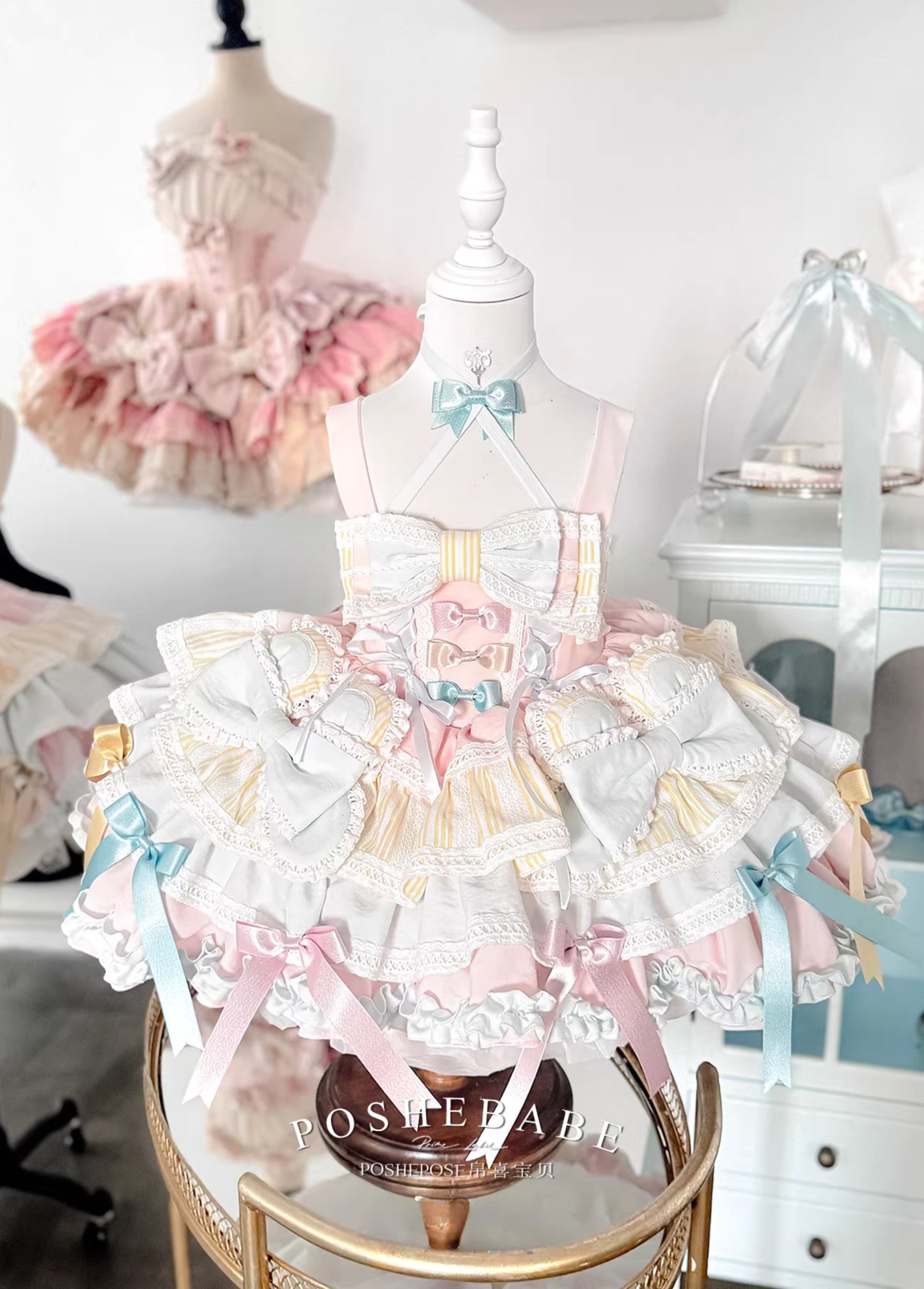 Poshebabe Garden Party Girl Dress Set