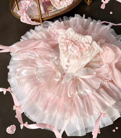 Rosé Cat Princess Dress