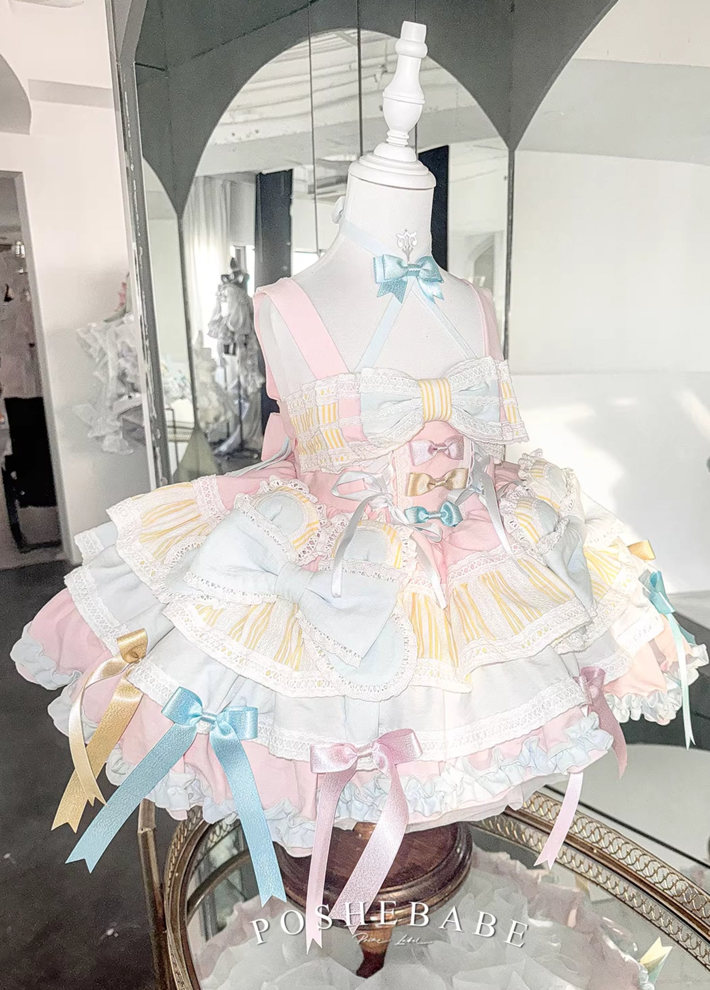 Poshebabe Garden Party Girl Dress Set