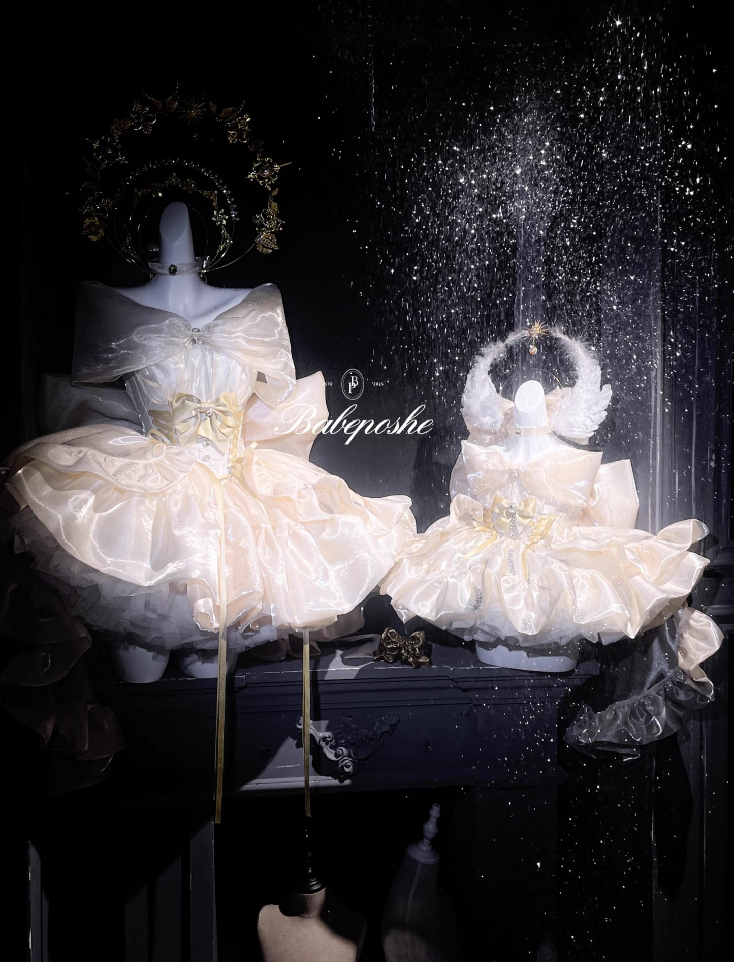 PosheBabe Proxima Gold Coronation Princess Dress