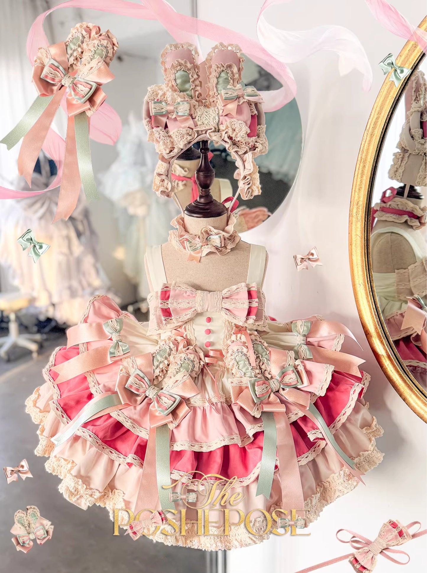 Poshebabe Ribbon Waltz Dress