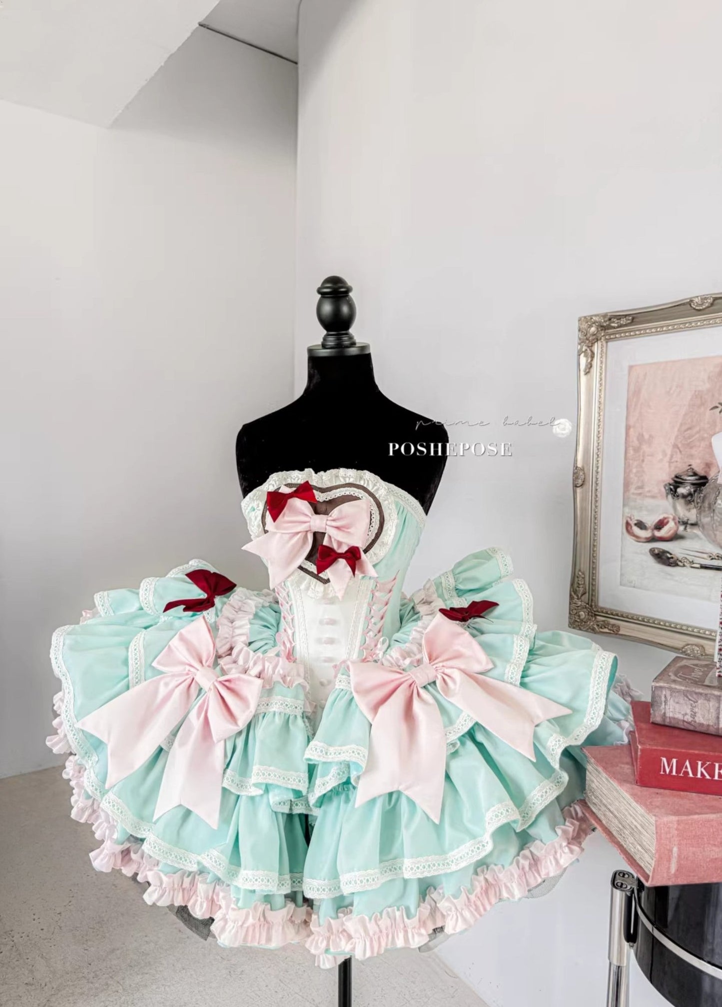 Mint Lullacat Dress - PoshePose Global