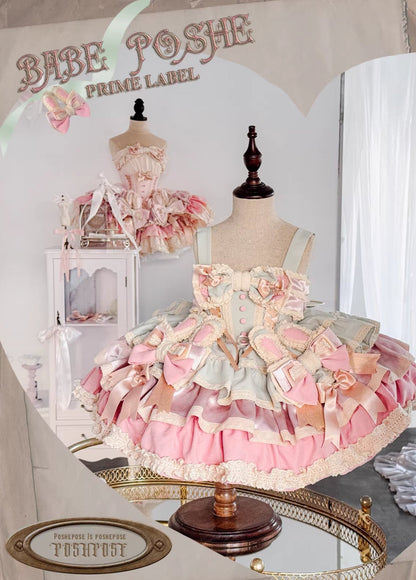 Poshebabe Ribbon Waltz Dress - PoshePose Global