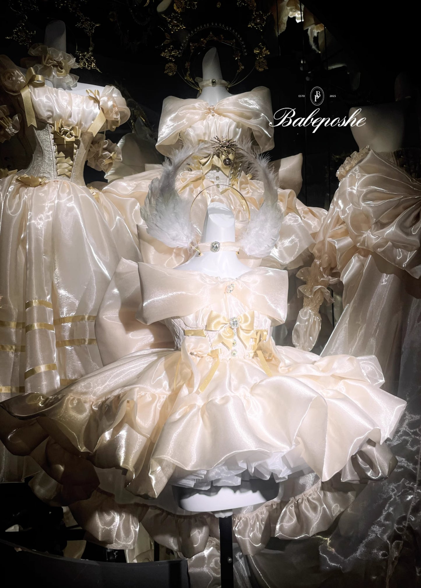 PosheBabe Proxima Gold Coronation Princess Dress