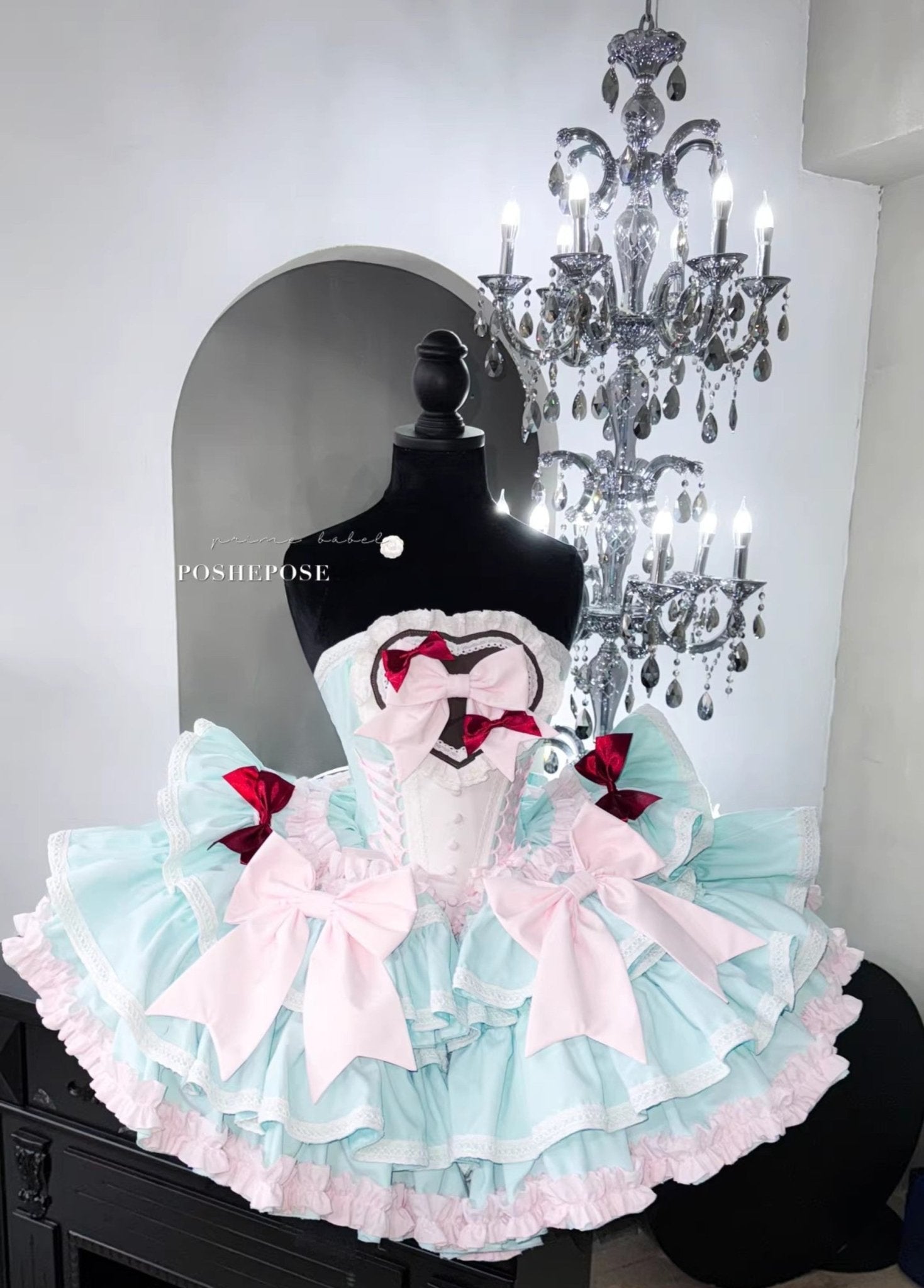 Mint Lullacat Dress - PoshePose Global