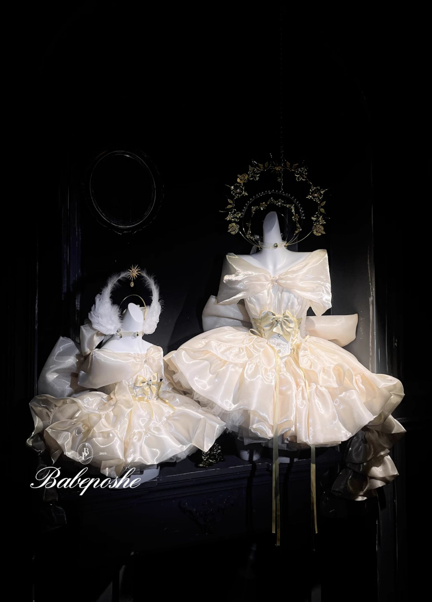 PosheBabe Proxima Gold Coronation Princess Dress