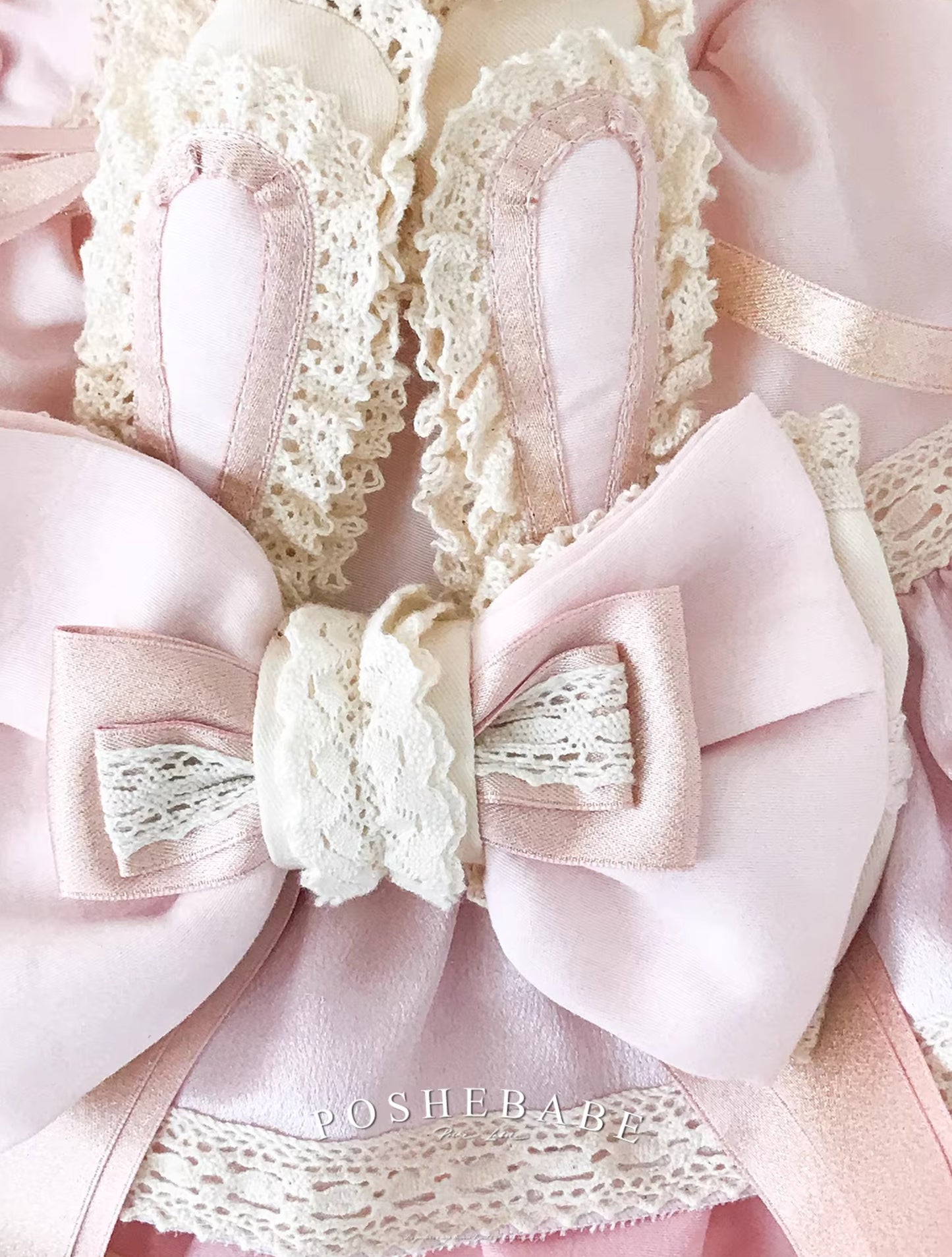 Poshebabe Soufflé Milk Bunny Candy Dress