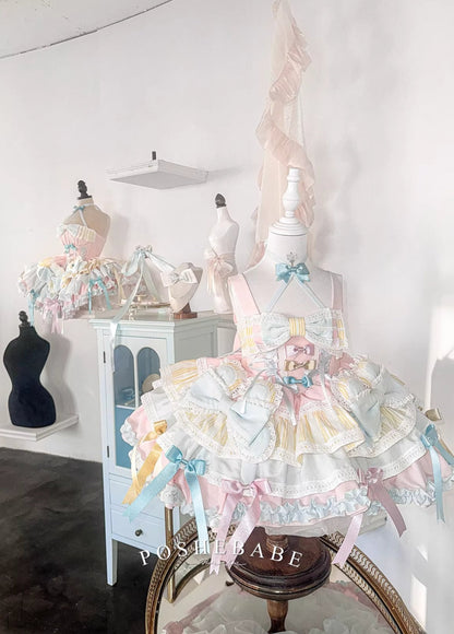 Poshebabe Garden Party Girl Dress Set - PoshePose Global