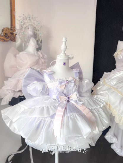 Poshebabe Royal Purple Dress Set - PoshePose Global