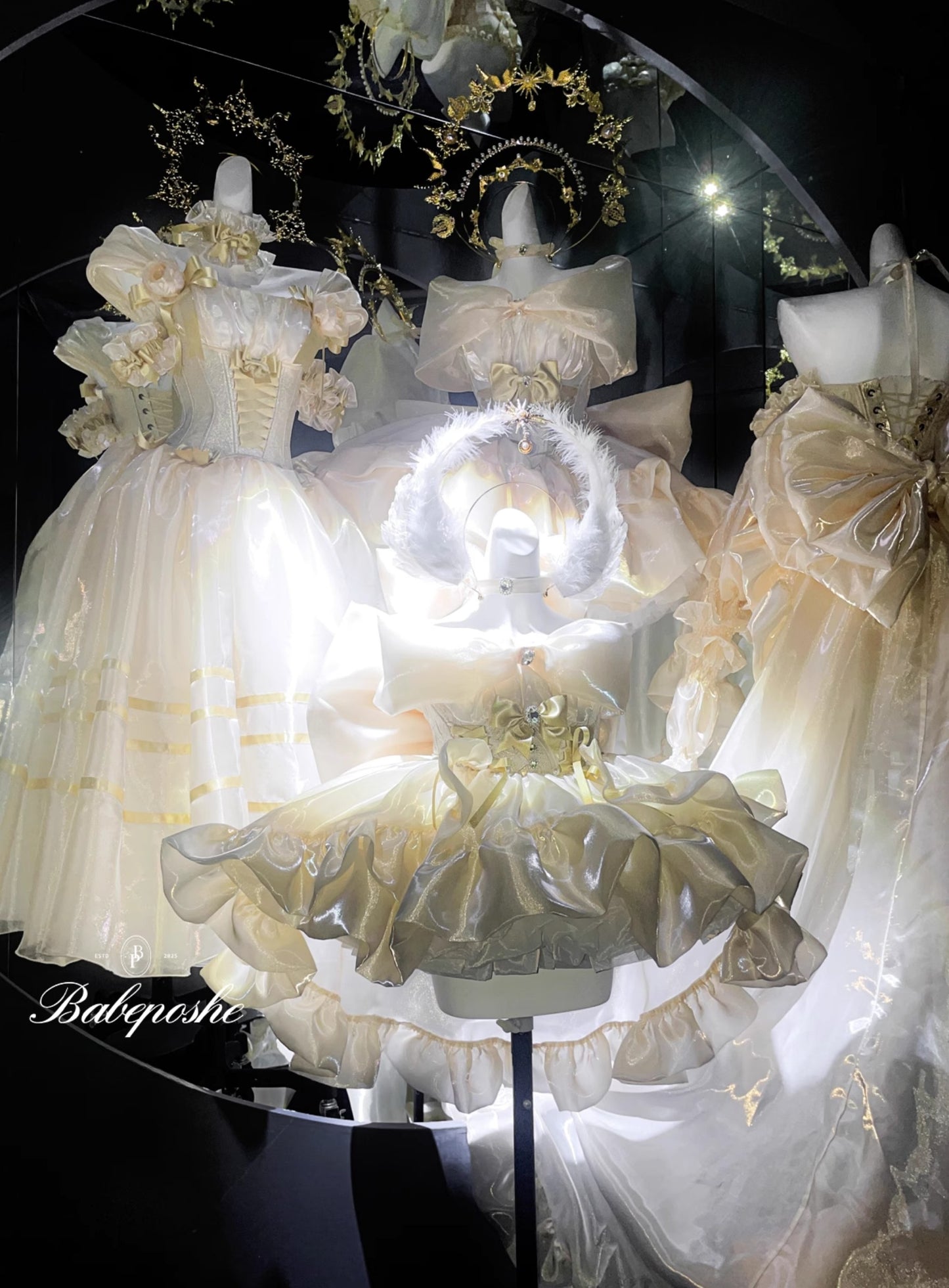 PosheBabe Proxima Gold Coronation Princess Dress