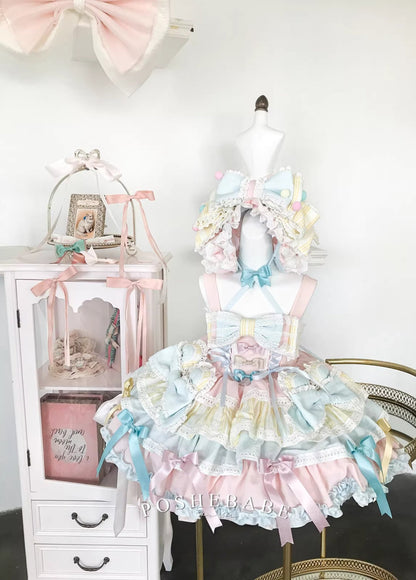 Poshebabe Garden Party Girl Dress Set - PoshePose Global