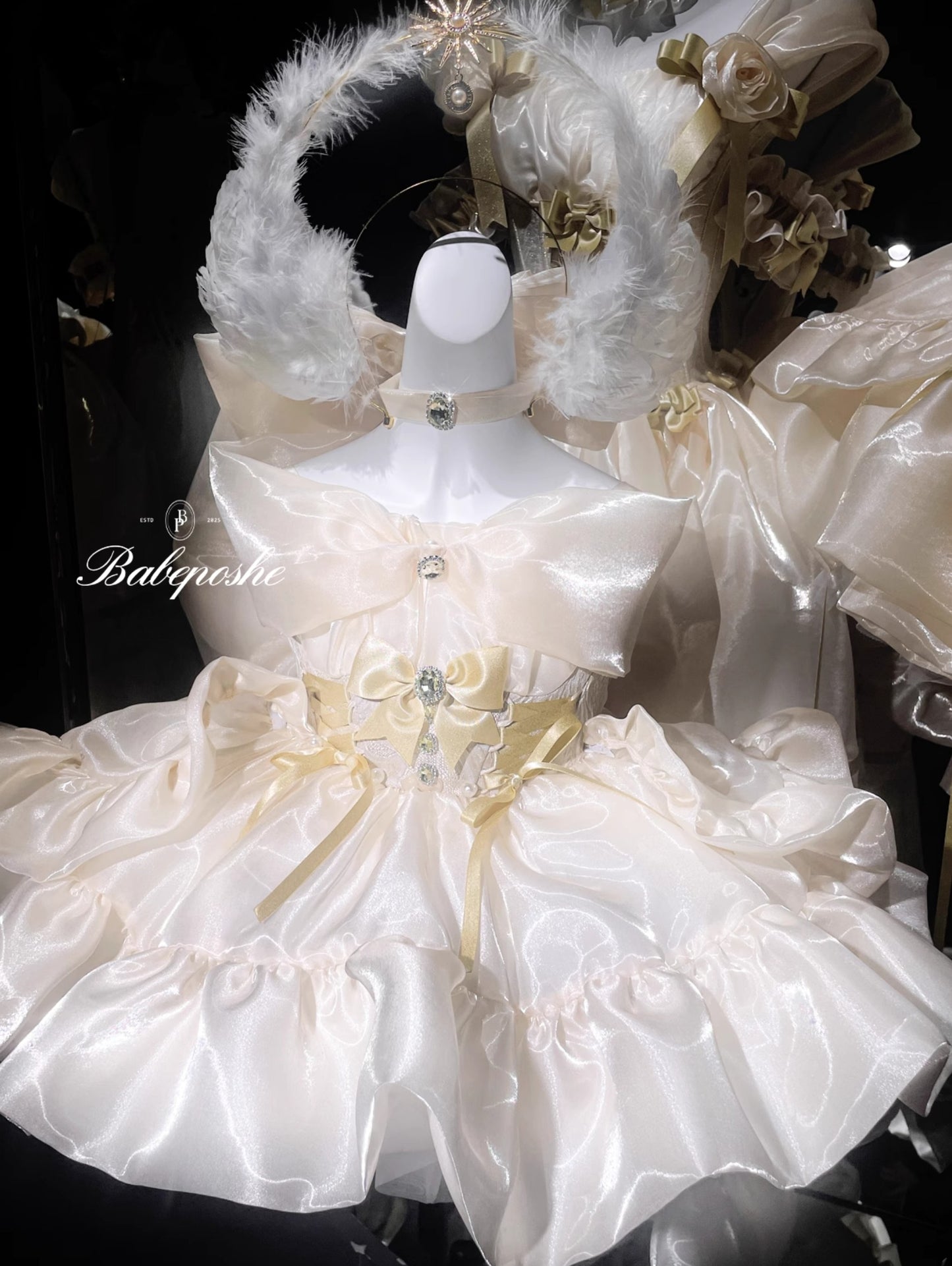 PosheBabe Proxima Gold Coronation Princess Dress