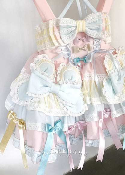Poshebabe Garden Party Girl Dress Set - PoshePose Global