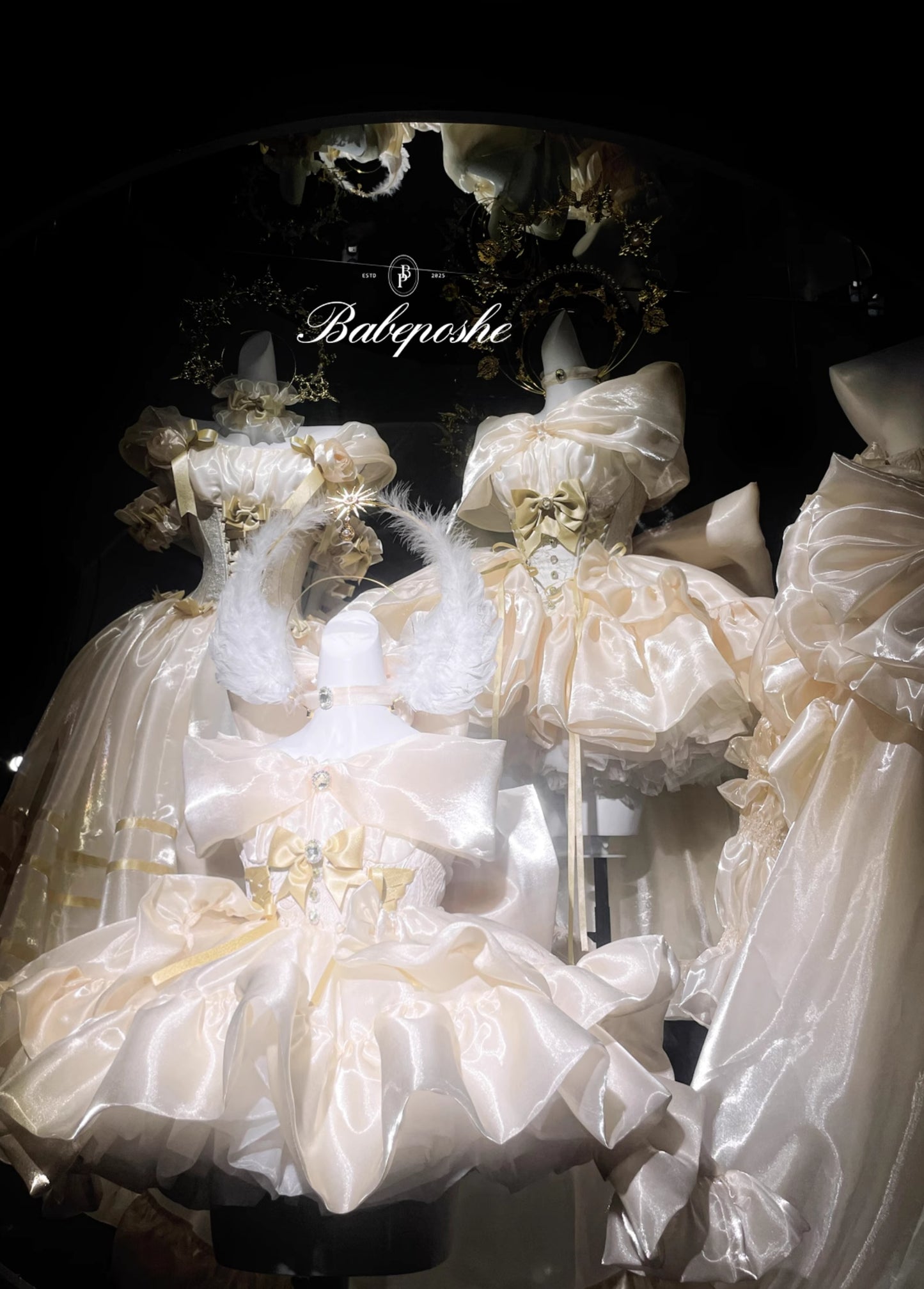 PosheBabe Proxima Gold Coronation Princess Dress