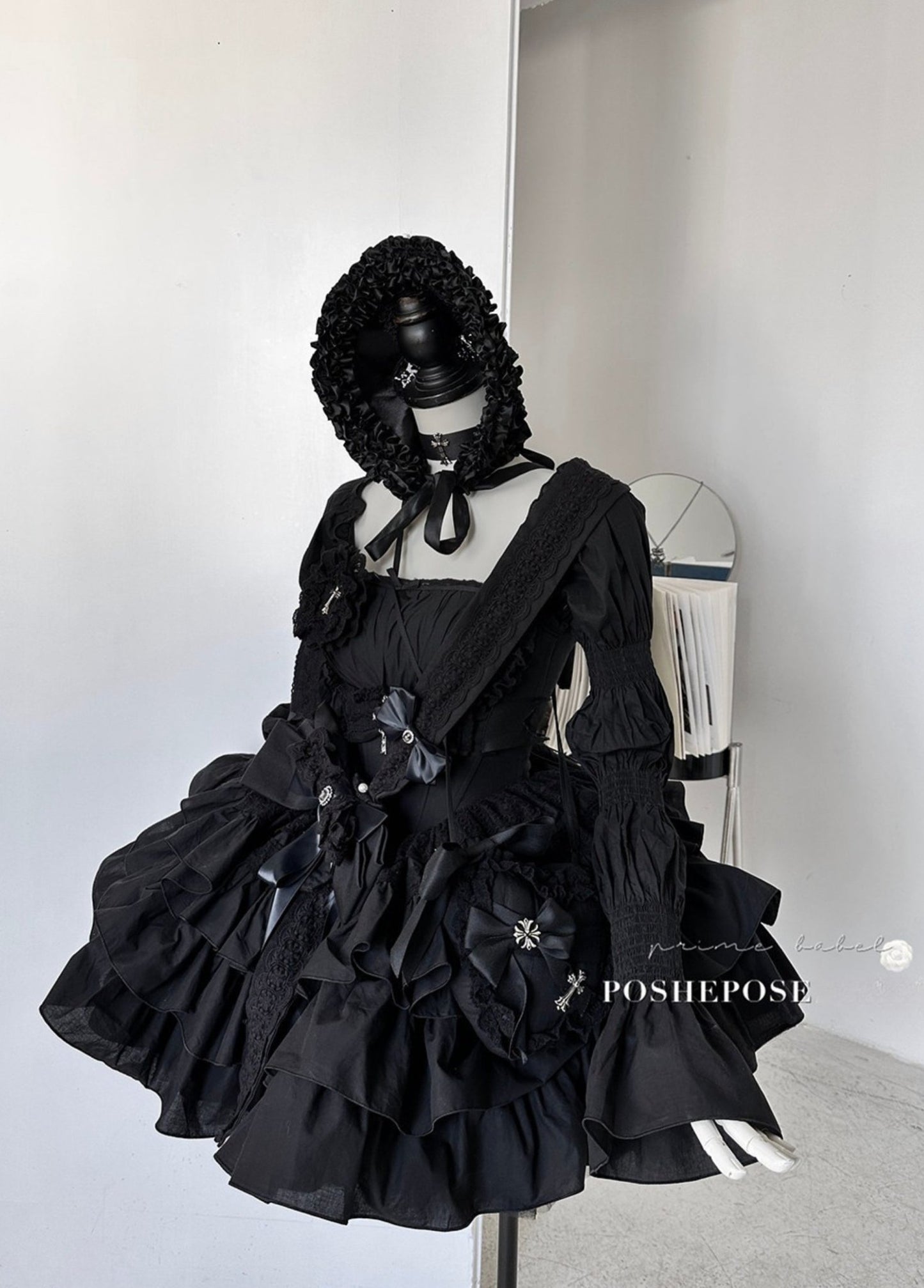 Black Little Fairy Dress Set - PoshePose Global