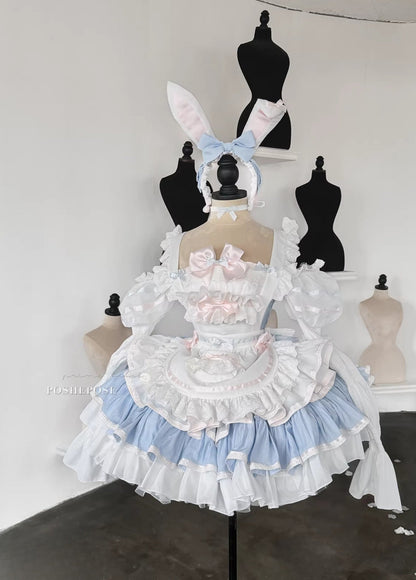 Antique Maid Dress Set Bunny Collection - PoshePose Global