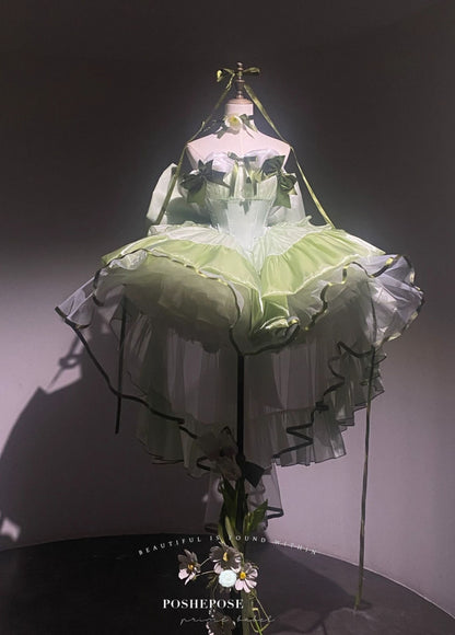 Dreamy Lily Aquarelle Dress from Posheposeglobal is perfect for coquette, kawaii, and princess-inspired outfits.
