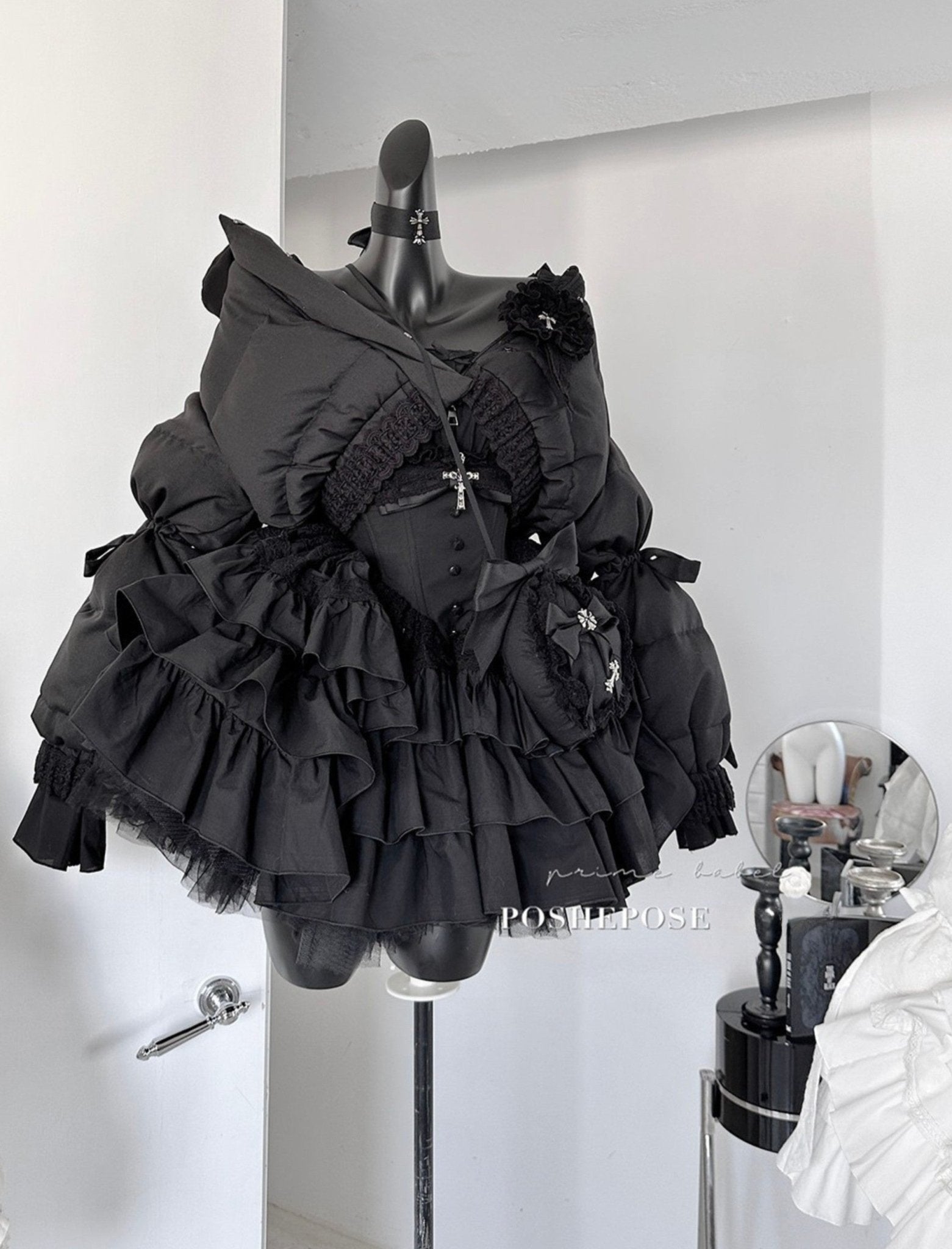 Black Little Fairy Dress Set - PoshePose Global