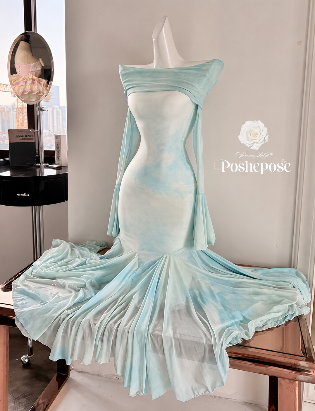 Aqua Serenade Dress