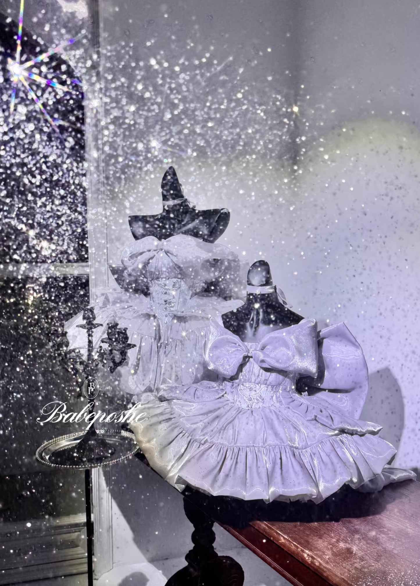 Poshebabe Shining Moon Silver Dress