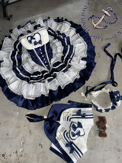Navy Sailor Princess Dress