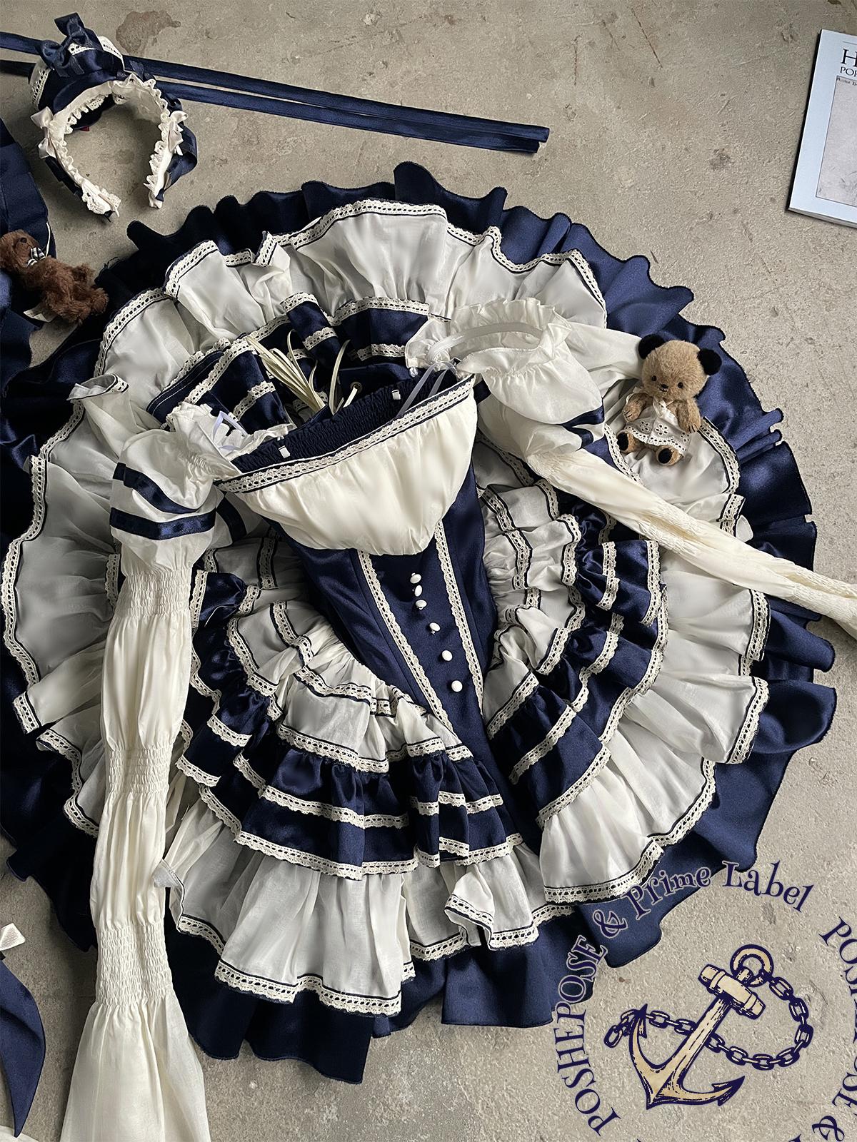 Navy Sailor Princess Dress
