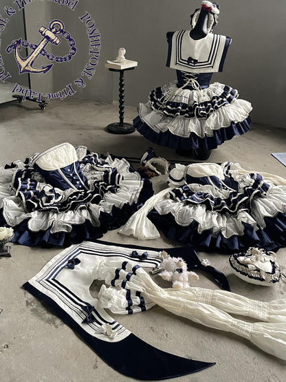 Navy Sailor Princess Dress