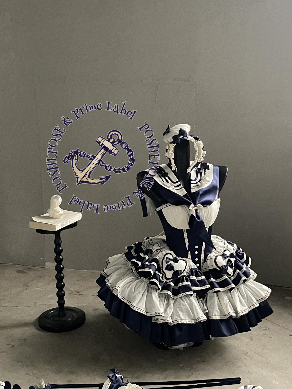 Navy Sailor Princess Dress