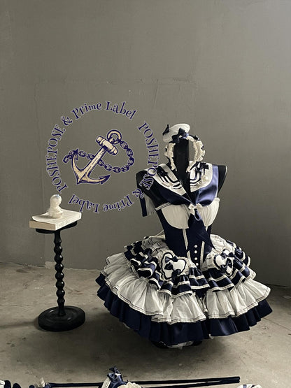 Navy Sailor Princess Dress