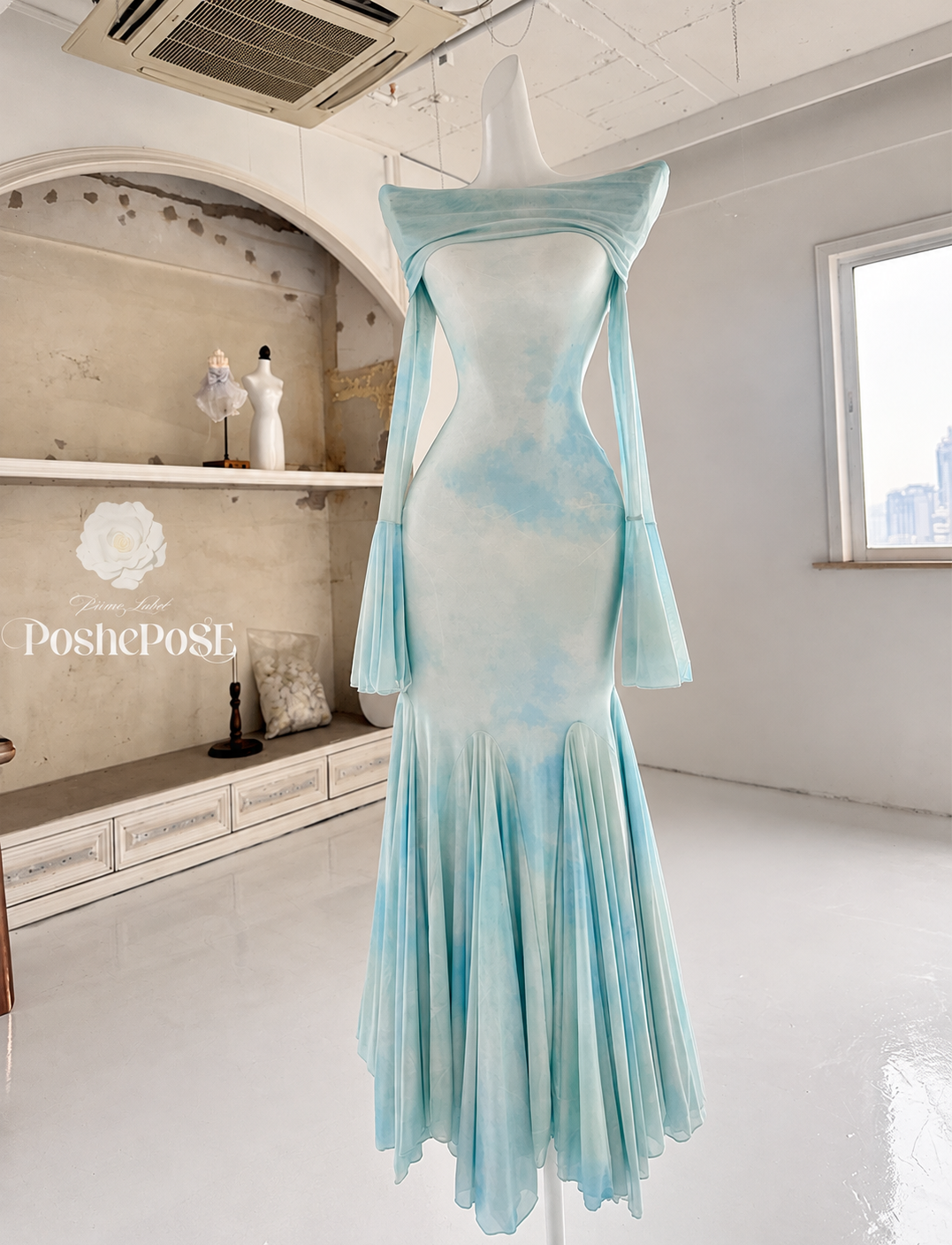 Aqua Serenade Dress