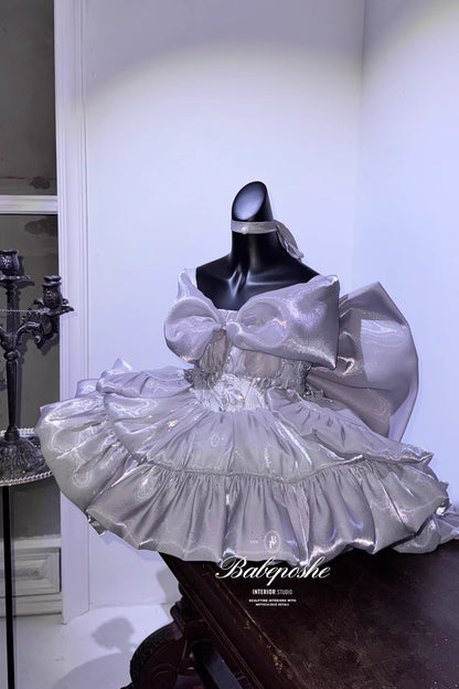Poshebabe Shining Moon Silver Dress