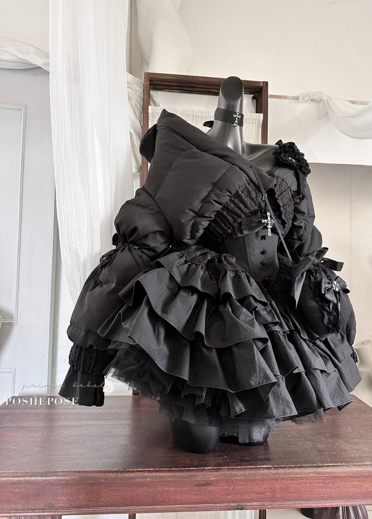 Black Little Fairy Dress Set - PoshePose Global