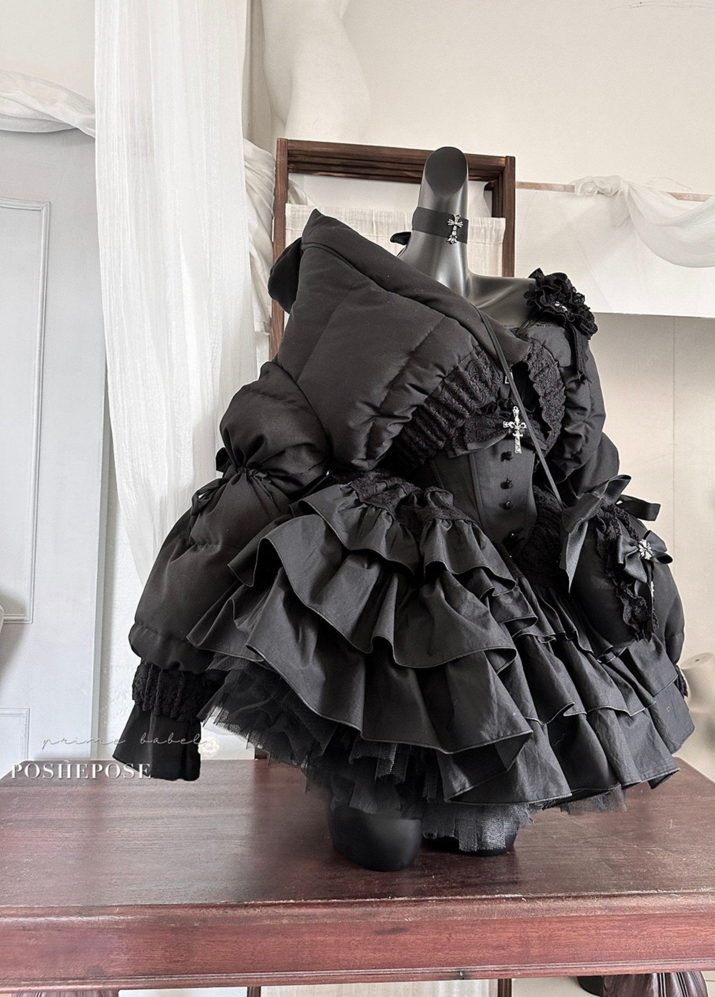 Black Little Fairy Dress Set - PoshePose Global