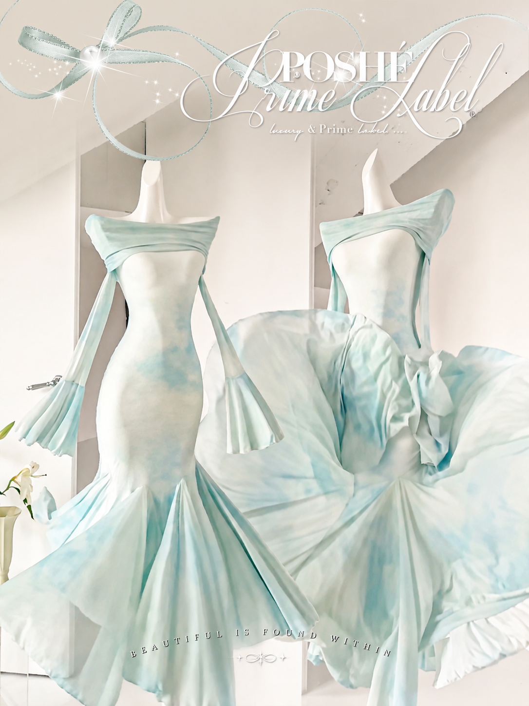 Aqua Serenade Dress