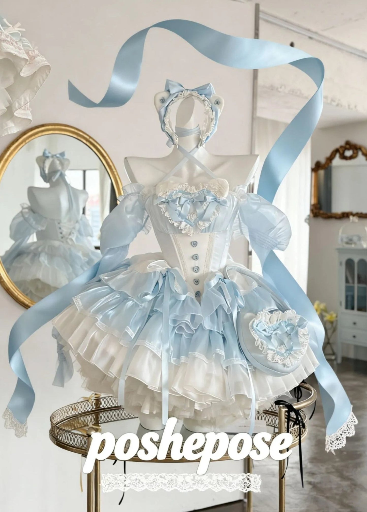 Azure Cat Princess Dress - PoshePose Global