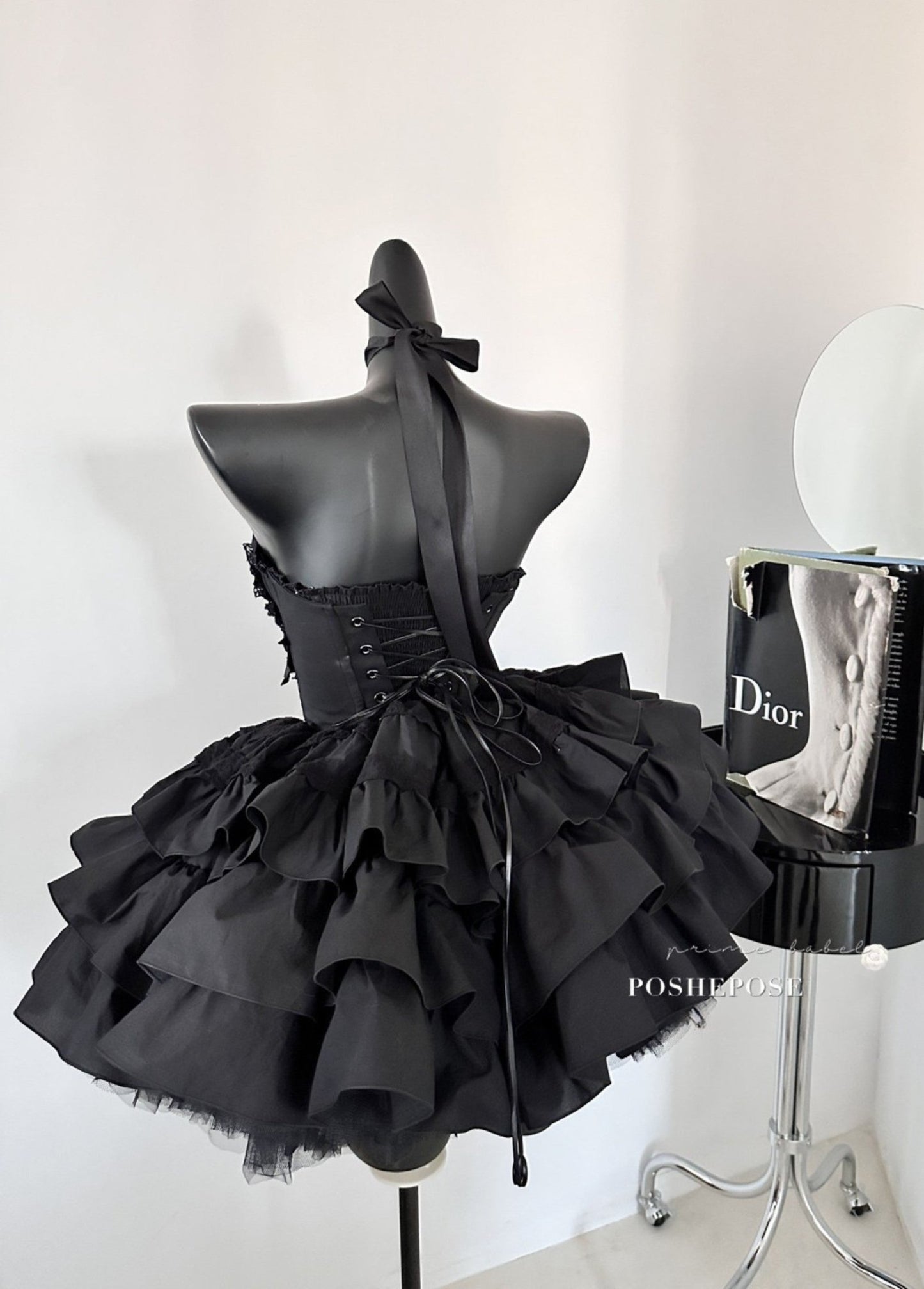 Black Little Fairy Dress Set - PoshePose Global